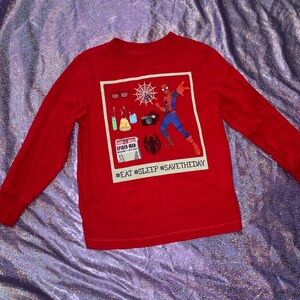 Boys Spiderman Shirt